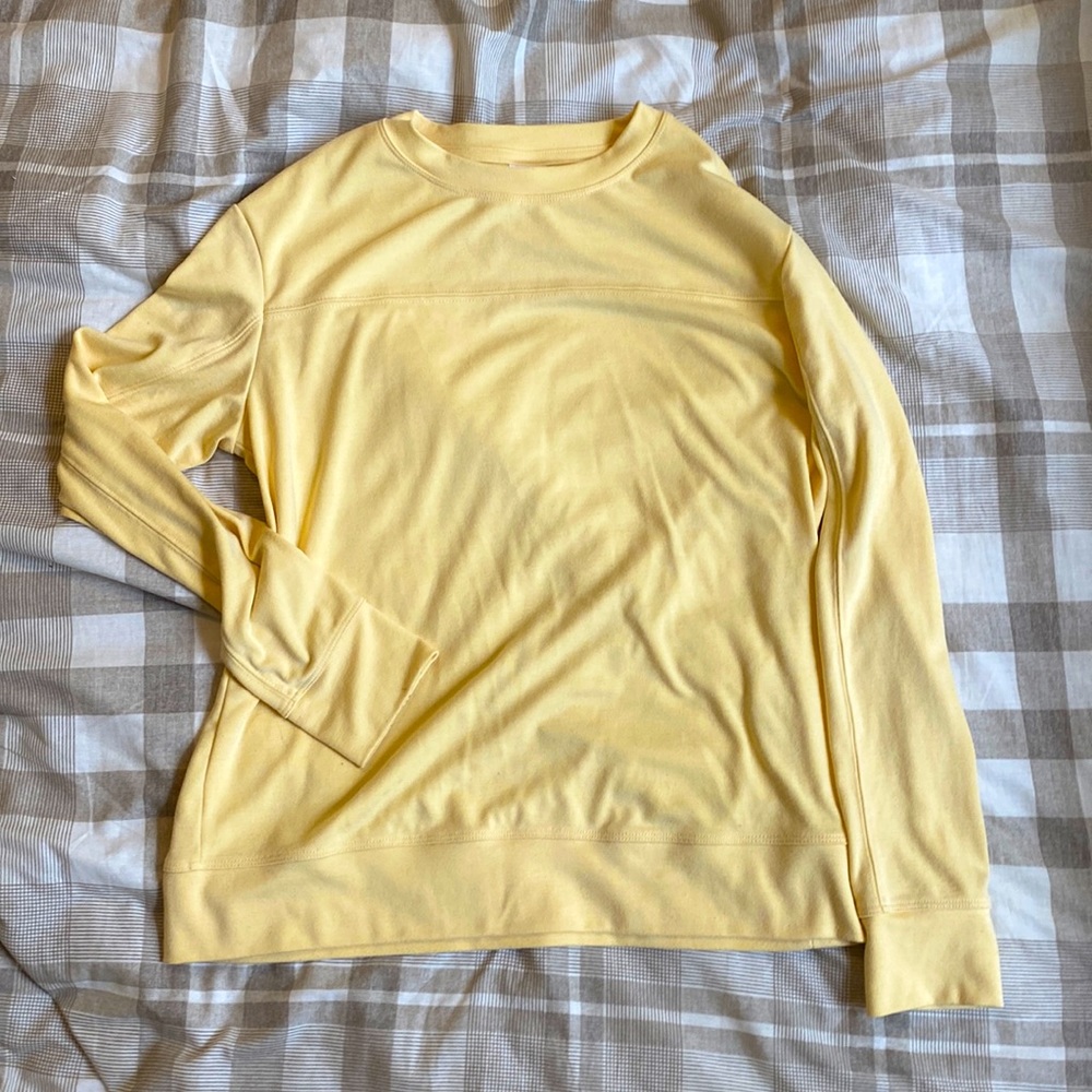 Pastel Yellow Light Weight Crewneck | Women’s XS-S by stars above